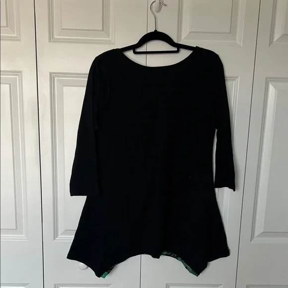 Shamrock Ready with this Black and Green Long Sleeve Top - Picture 6 of 6